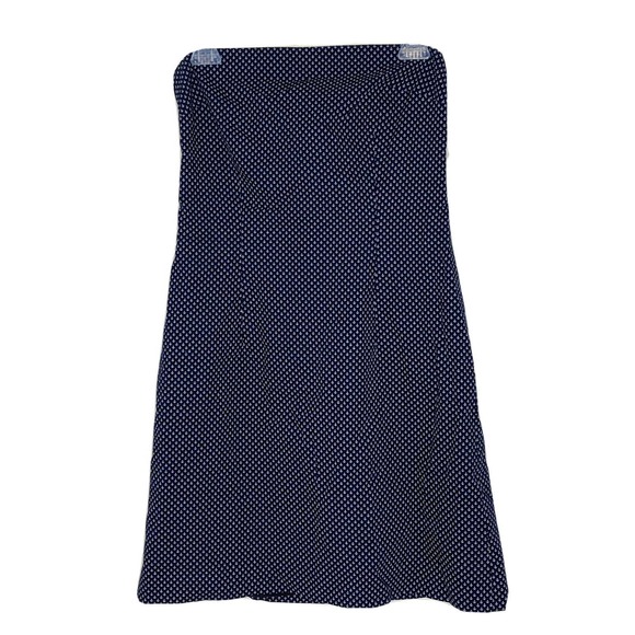 GERONIMO BY STEPHEN DIGERONIMO Anchor Sailor A Line Strapless NAVY BLUE Dress 8 - Picture 1 of 5